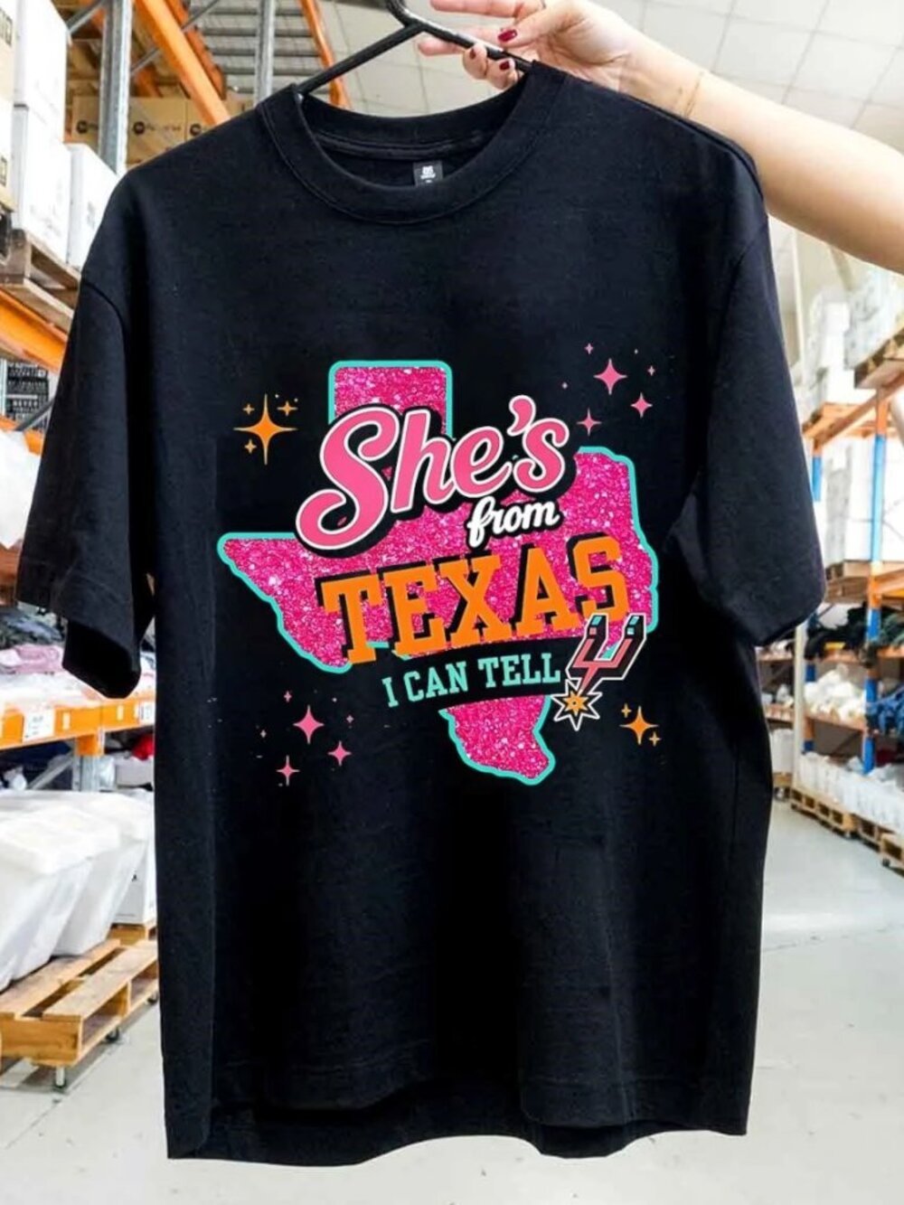 She’s From Texas I Can Tell San Antonio Spurs T Shirt